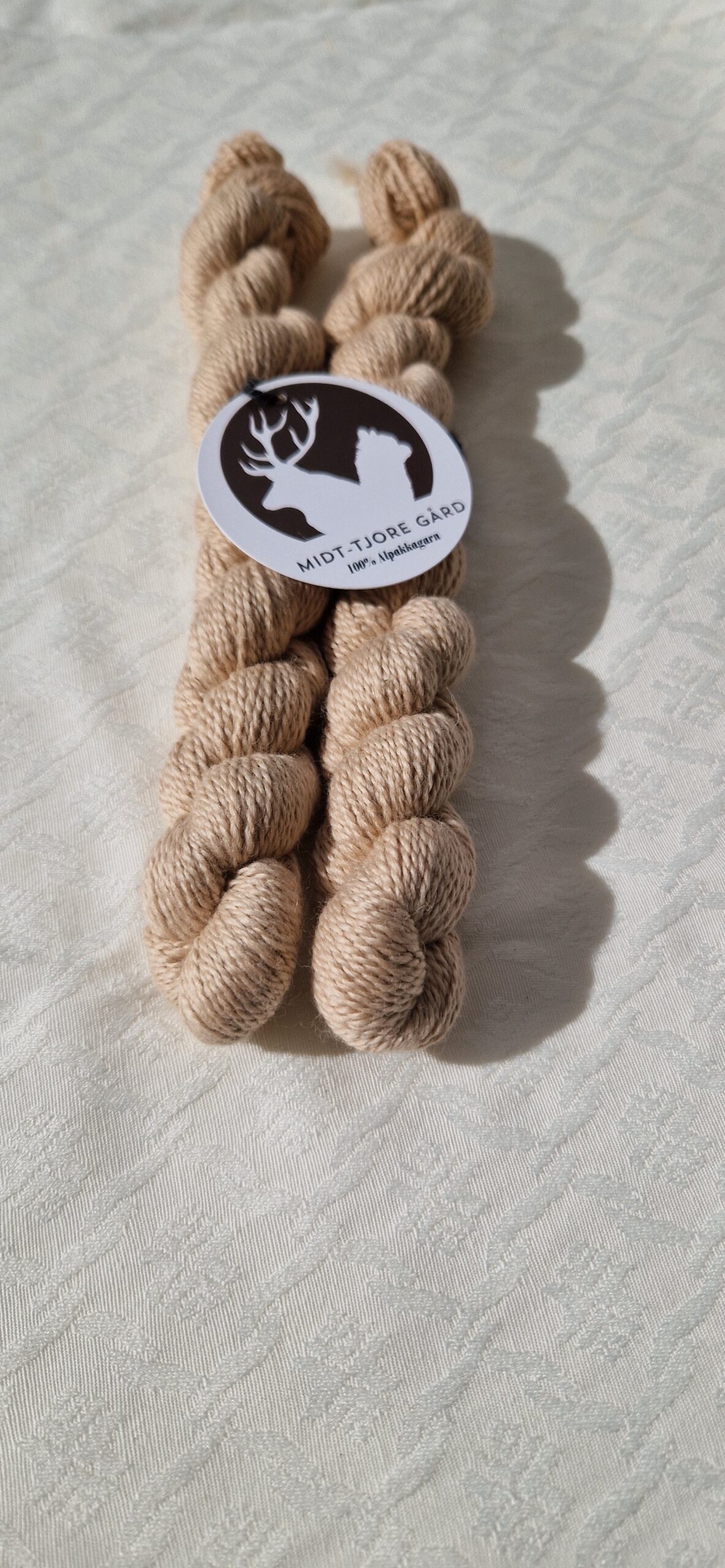 Alpakka garn, kaffelatte