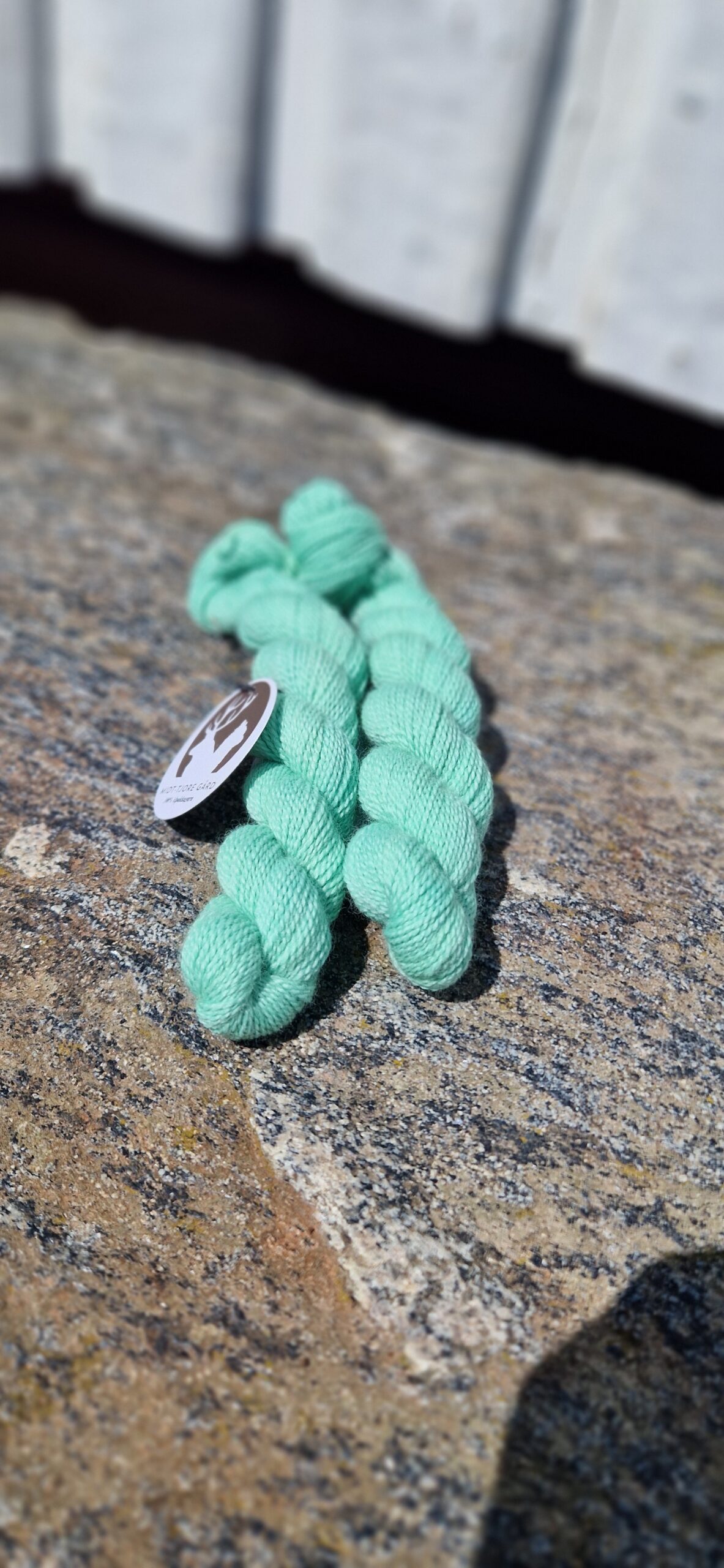 Farget garn, Minty breeze